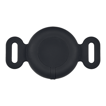 QR Code Medical ID Tag with Location Tracker Black, Black, large image number 1